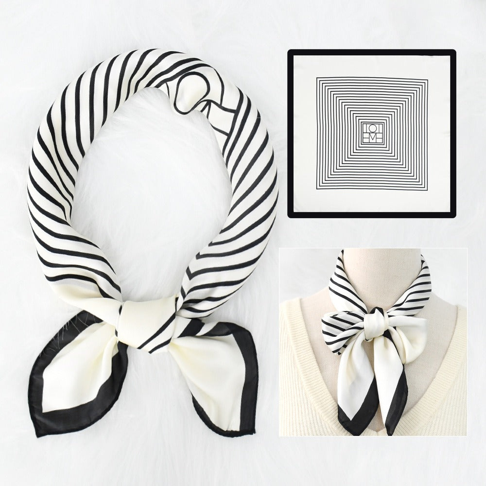 Silk Scarf Women's Sunscreen Beach Imitation Silk Versatile Silk Scarf Neckband