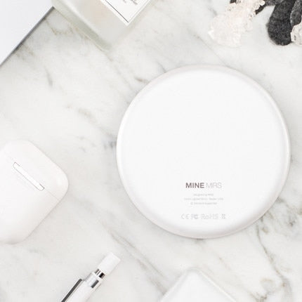 MINE MIRS Wireless charging LED Tactile Ecran Miroir De Maquillage Professionnel Vanity Miroir Avec  LED Lights Health Reglable