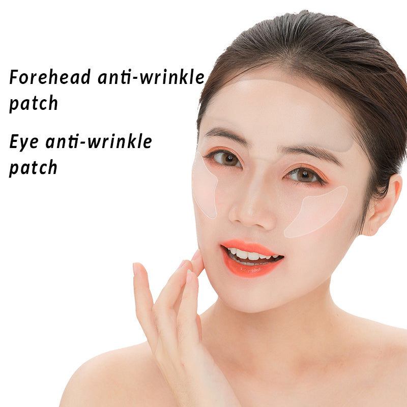 Reusable Anti Wrinkle Face Neck  Chest Hand Eye Nose Pad Silicon Transparent Anti Microgroove Removal Sticker Skin Care Patch