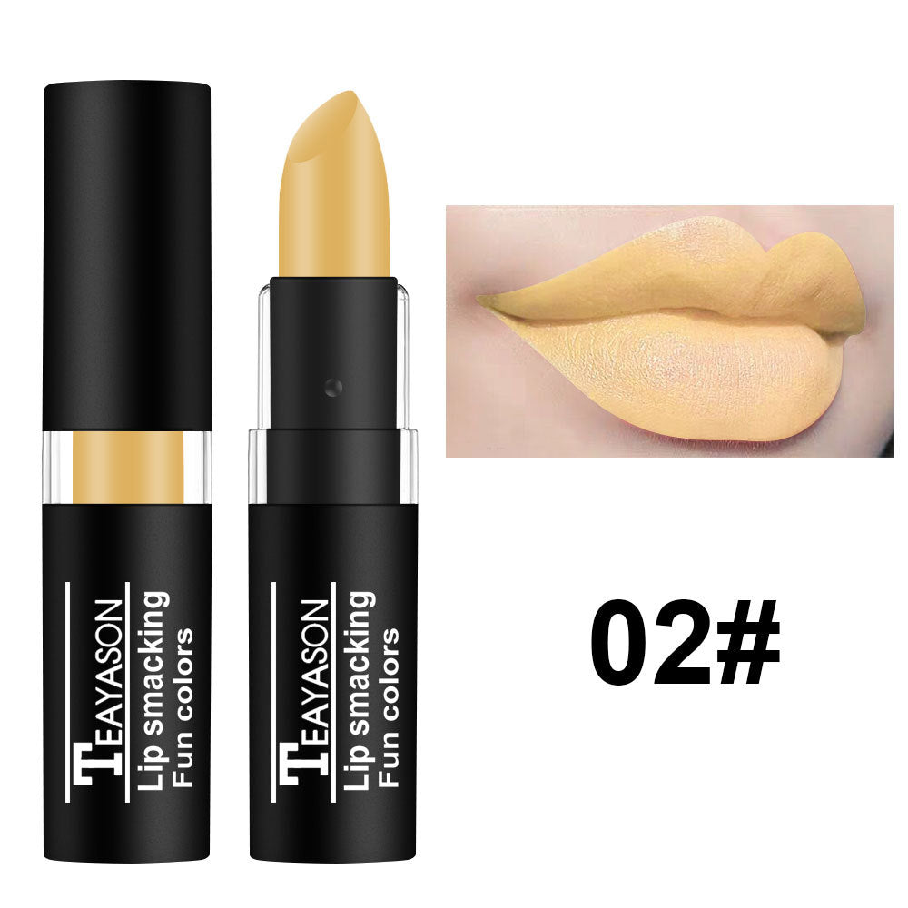 Lipstick White Nude Vampire Olive Green Black Purple Halloween Creative Makeup Retro