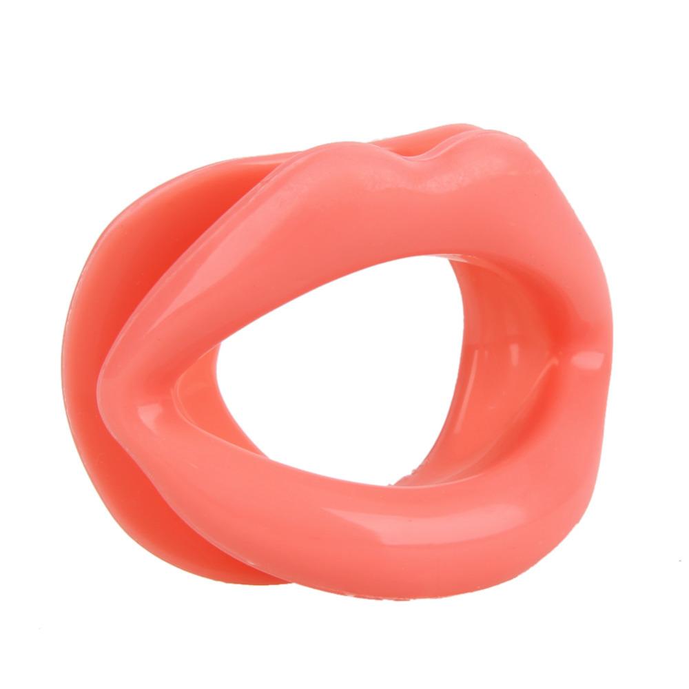 Silicone Rubber Face Slimmer Exercise Mouth Piece Muscle Anti Wrinkle Lip Trainer Mouth Massager Exerciser