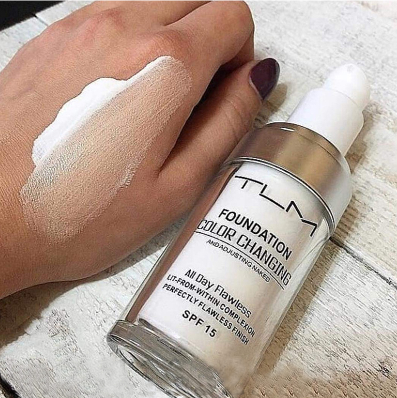 30ml TLM Color Changing Liquid Foundation Makeup Change To Your Skin Tone By Just Blending