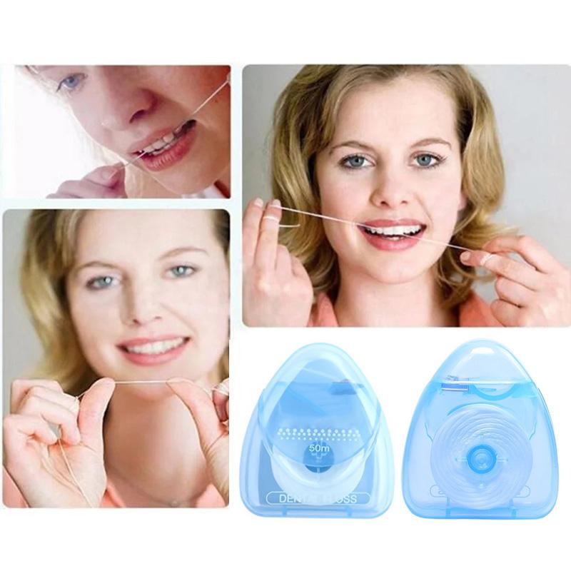 1Pcs 50M Dental Floss Oral Hygiene Kit Teeth Care Oral Care Tooth Clean Fio Dental Dentes Oral
