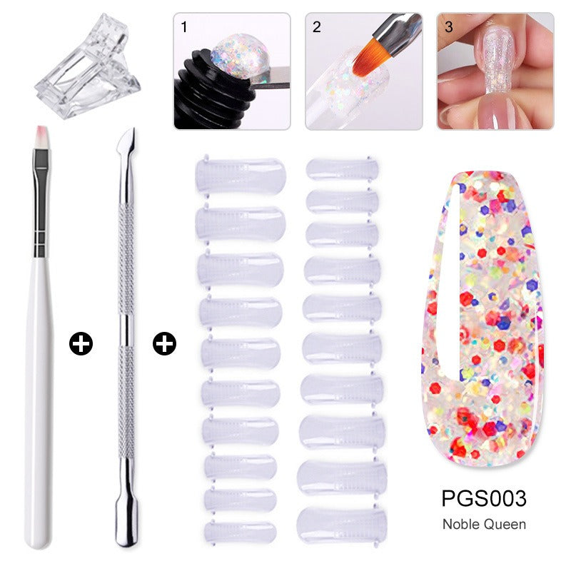 Nail Enhancement Crystal Extension Gel Tool Set Fast Extension Crystal Model Gel Uv Phototherapy Gel