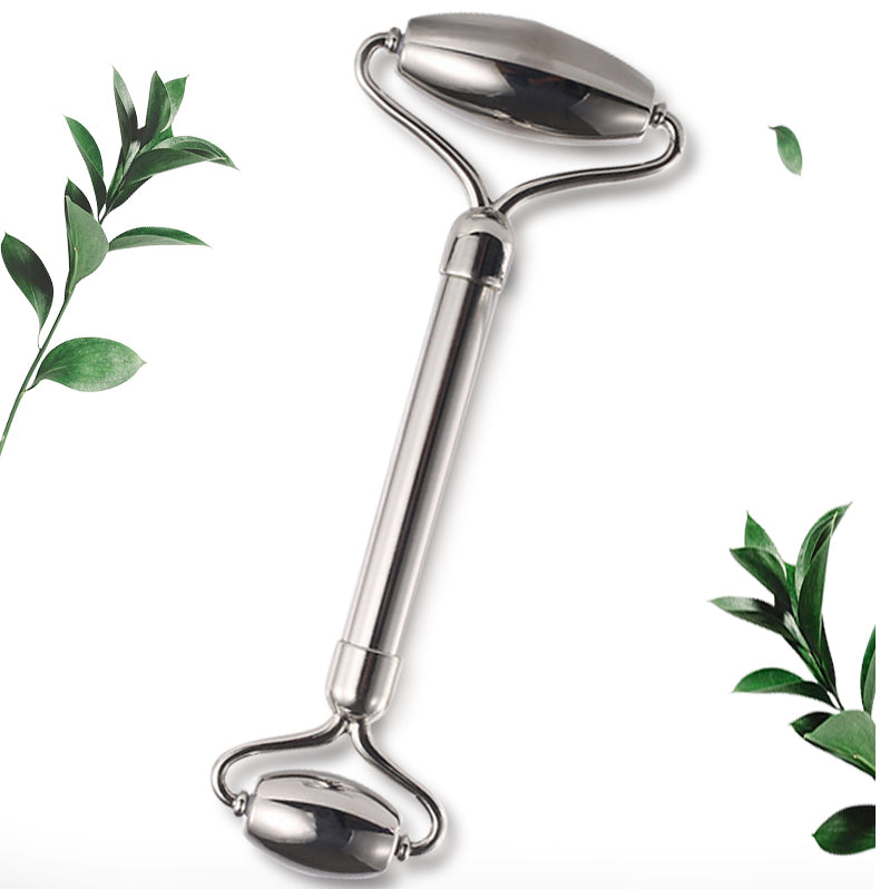 303 Stainless Steel Roller Massage Stick Face Lift Firming Massager V-Shaped Face-Lift Stainless Steel Massage Rollers