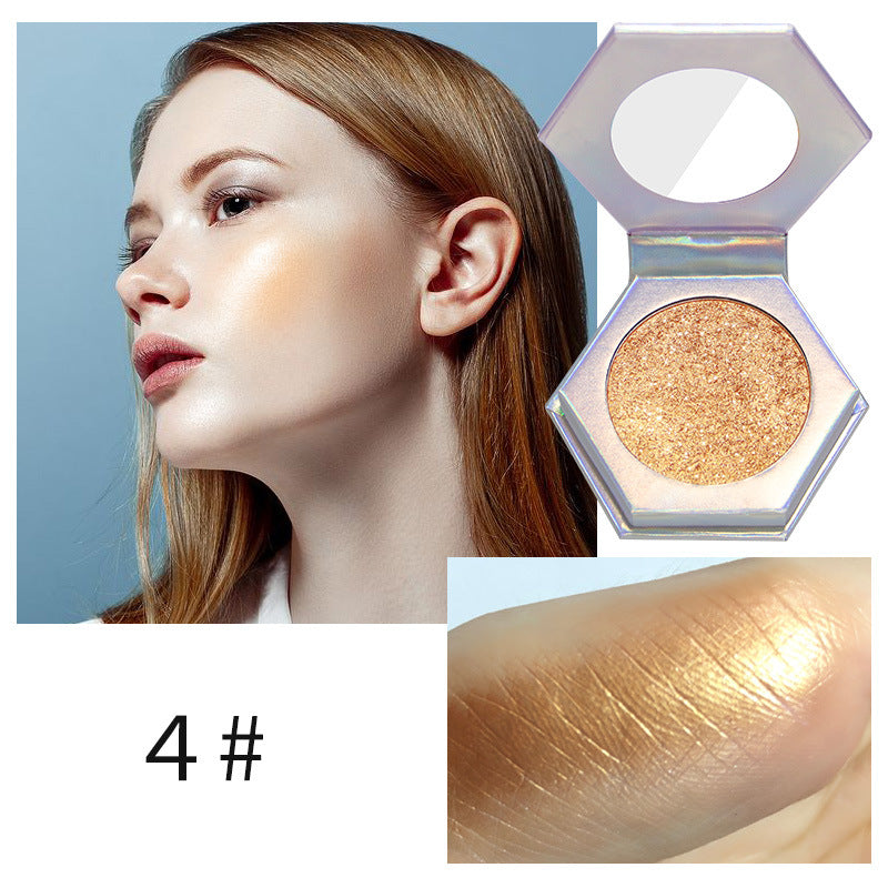 QIBEST Highlighting Powder High Gloss Diamond Sparkling Mashed Potatoes Brightening And Repairing Highlighting Powder