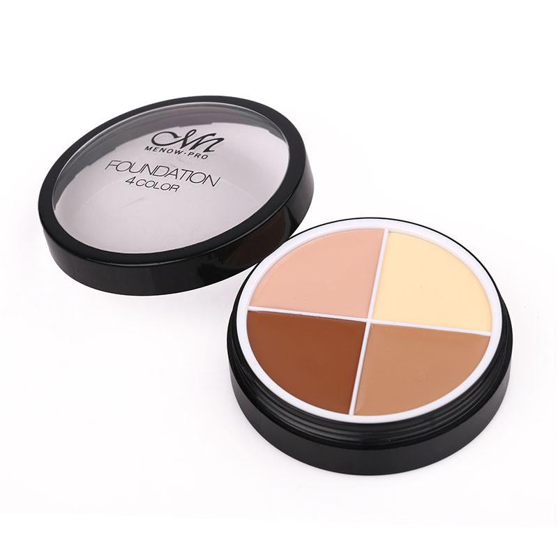 Menow 4 Colors Brand Makeup Face Concealer Cream Long Lasting Waterproof Camouflage Concealer Palette C14002