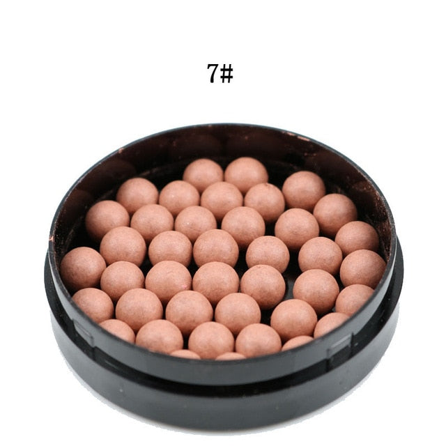 1pc Makeup Face Matte Blusher Ball 3 In 1 Blush Eyeshadow Contour Cosmetics Powder Balls 8 Colors maquiagem