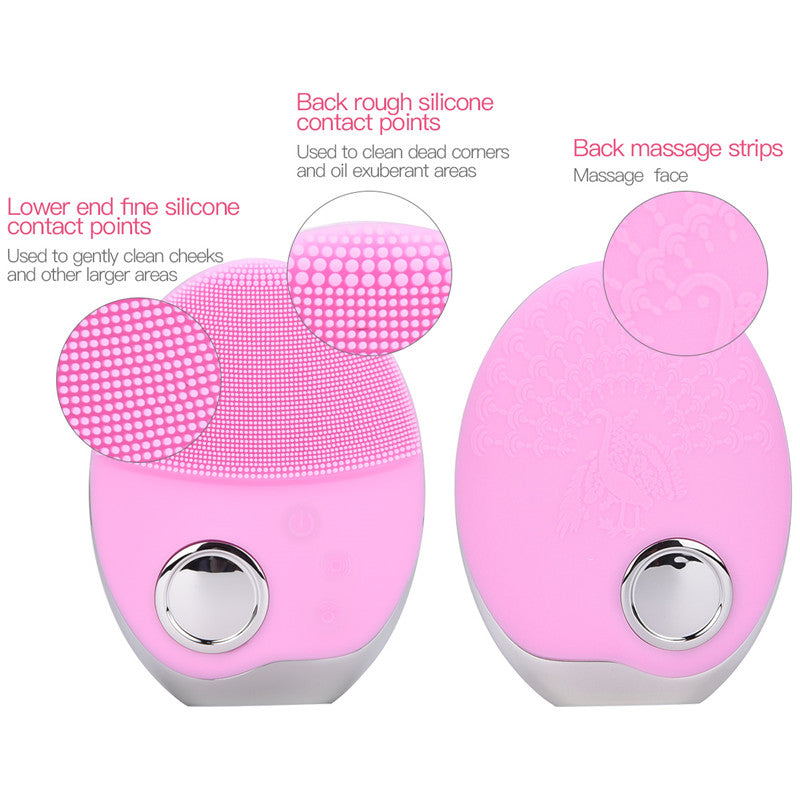 Multifunction Rejuvenation Photon Therapy Deep Cleaning Device 360 degree No Dead Corner Remove Dirt Shrink Pores Wash Brush