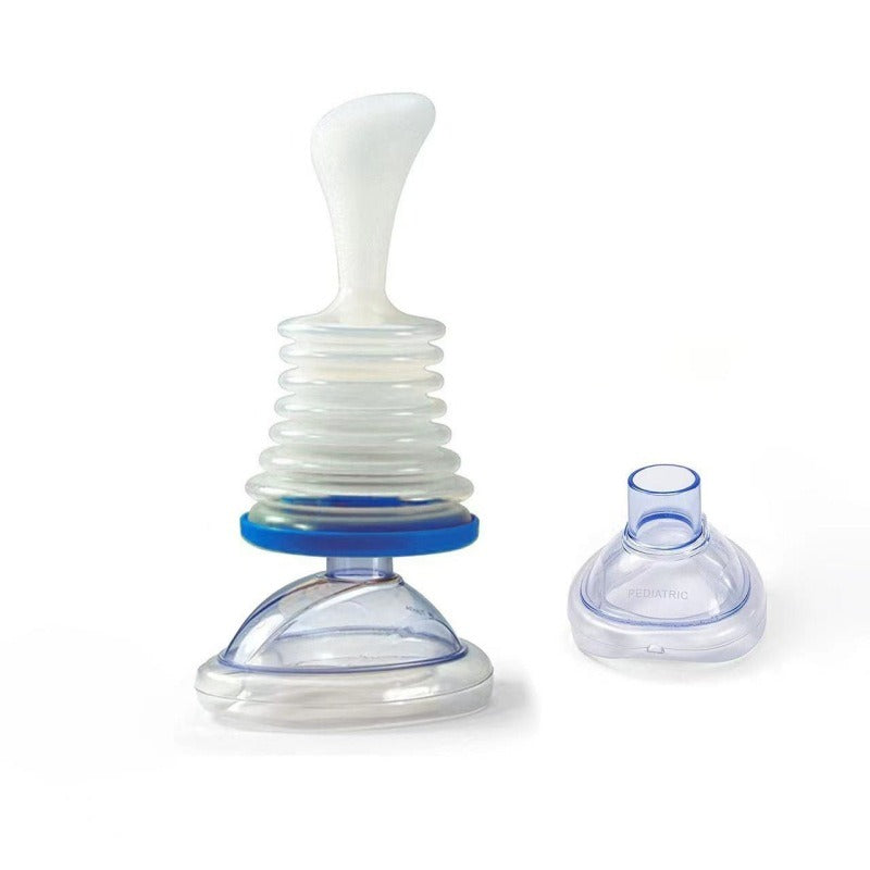 Respiratory trainer suffocation first aid mask artificial heart and lung Choking Emergency Device