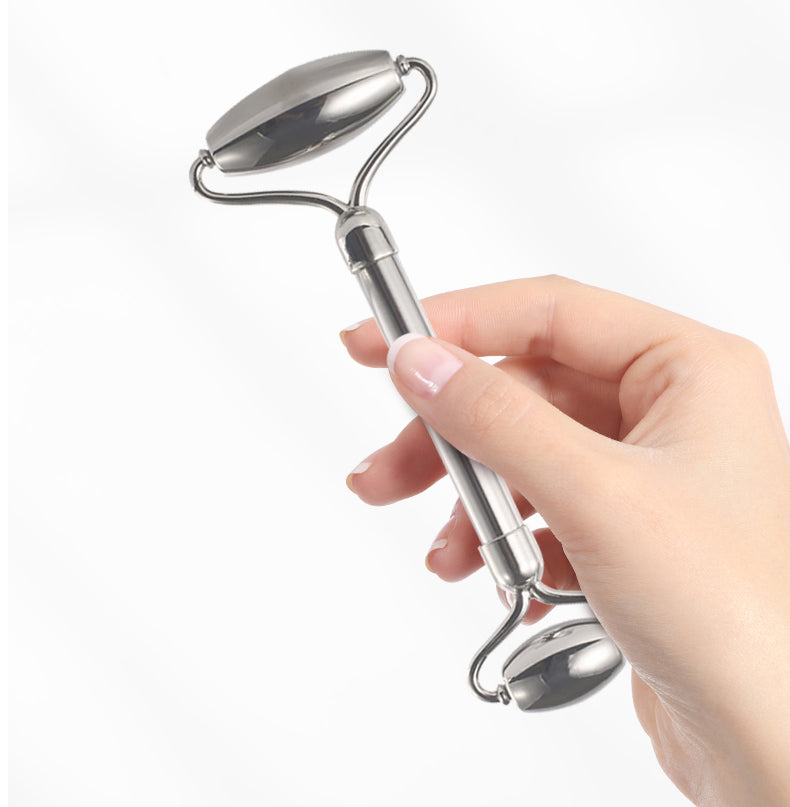 303 Stainless Steel Roller Massage Stick Face Lift Firming Massager V-Shaped Face-Lift Stainless Steel Massage Rollers