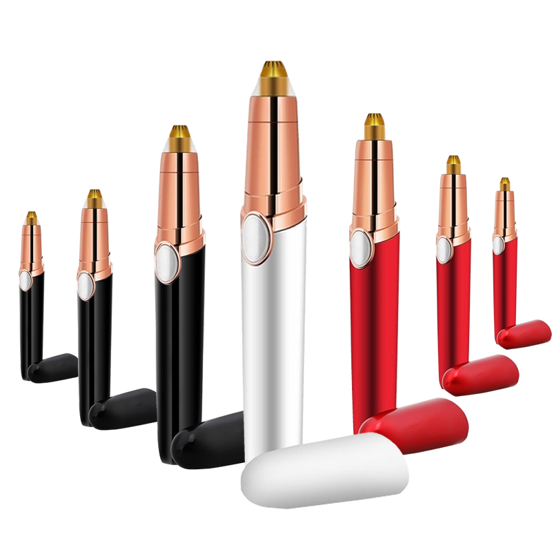 New Design Electric Eyebrow Trimmer Makeup Painless Eye Brow Epilator Mini Shaver Razors Portable Facial Hair Remover for Women