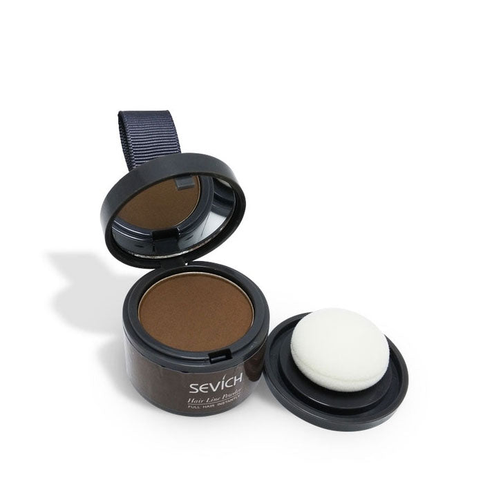 Makeup Hair Line Shadow Powder Eyebrow Powder Extract Easy to Wear Make Up neat symmetry hairline with Mirror Puff Fibers