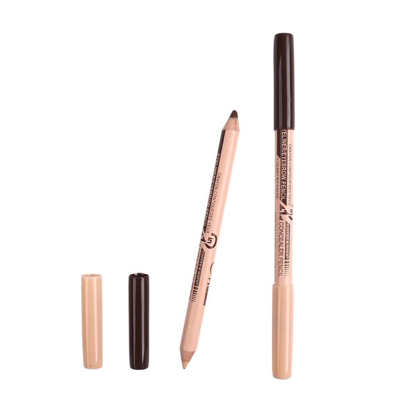 Menow 12PCS Concealer&eyebrow Pencil 2 in 1 Makeup Two-head use Professional Concealers Face Powder maquiagem  P09015