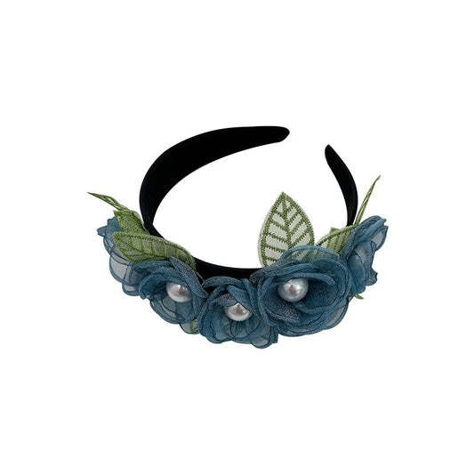 Fashionable fabric flower pearl flower headband