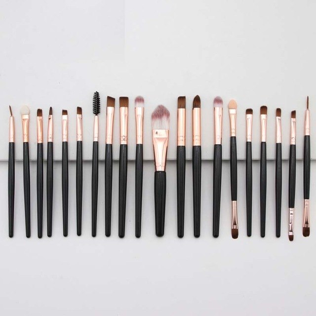 20 eye makeup brushes eyebrow brush foundation brush eye shadow lip brush Silicone Nylon Eye Shadow