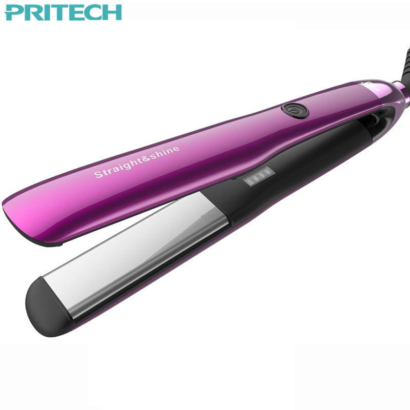 Pritech Hair Styling Tools 4 Speed Temperature Control Professional Hair Straightening Irons Straightener