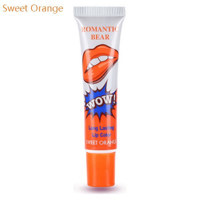 Romantic bear pomade Peel-off Waterproof long lasting Lip Gloss tint baton eosed balm lipsticks Long Lasting Makeup wow lips x1