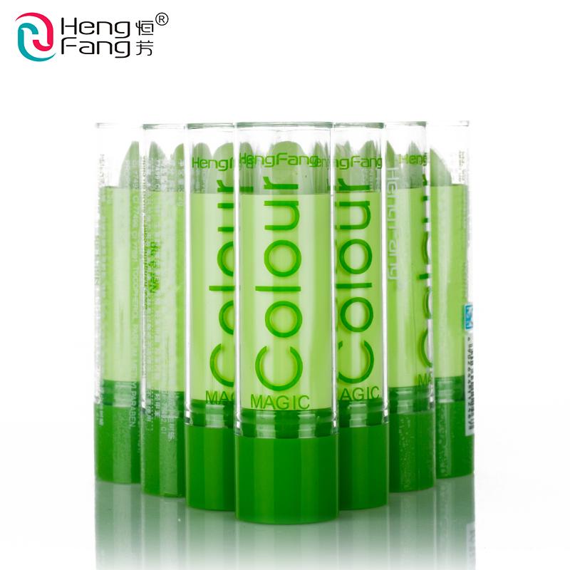 3Pcs/lot Magic Fruity Smell Changable Color Lip balm Waterproof Lipstick Lip Cream Beauty Makeup Brand HengFang #H114x3