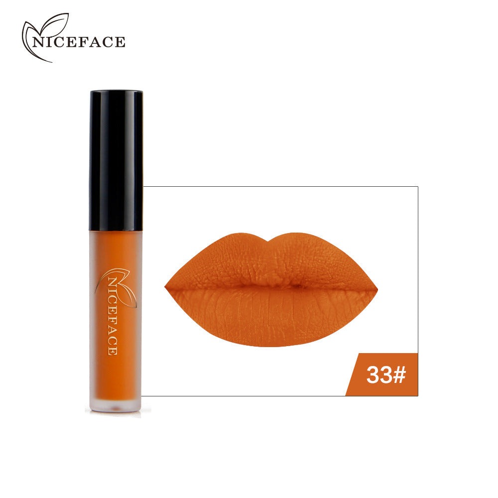 NICEFACE Halloween Wonderful Color Lip Gloss Non-Stick Cup Does Not Fade Liquid Lipstick