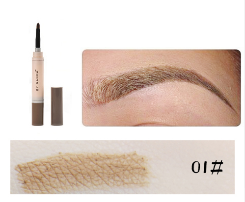 BY NANDA Tattoo Dye Cream Eyebrow Pencil Tint Waterproof with Brush Cosmetic Long Lasting Henna Eye Brow Maquiage