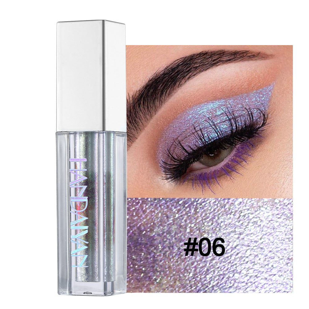 HANDAIYAN Eye Shadow Marble Liquid Eye Shadow Color Shine Diamond Chameleon Pearl Liquid Eye Shadow