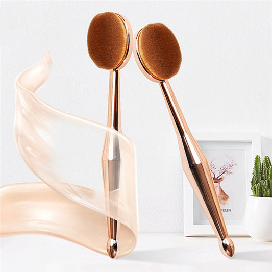 Makeup Brush 1 PCS Toothbrush The New Mermaid Makeup Brush Foundation Oval Brushes One Set
