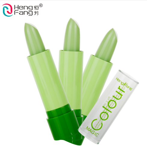 3Pcs/lot Magic Fruity Smell Changable Color Lip balm Waterproof Lipstick Lip Cream Beauty Makeup Brand HengFang #H114x3