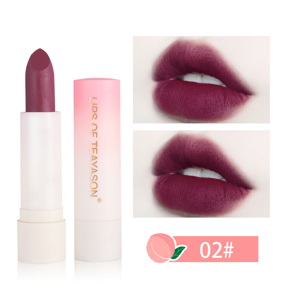 Lipstick Bean Paste Color Matte Matte Female Retro Red Peach Lipstick Matte Velvet Lipstick