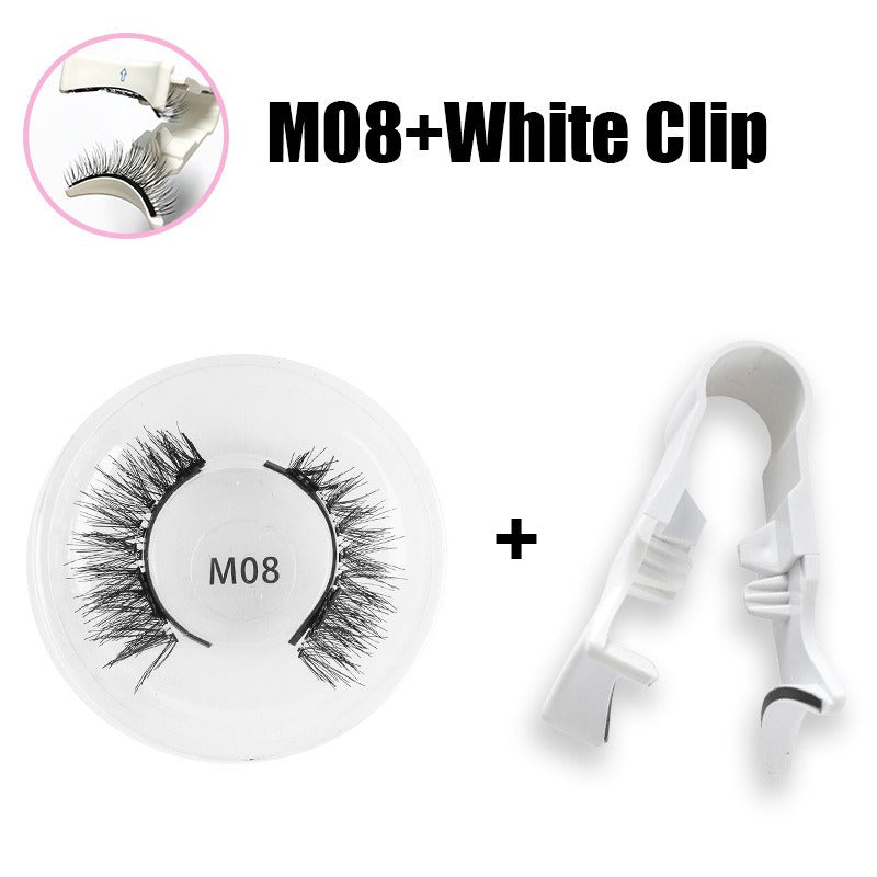 Magnetic false eyelashes set one pair magnetic false eyelashes natural thick and long false eyelashes quantum eyelashes
