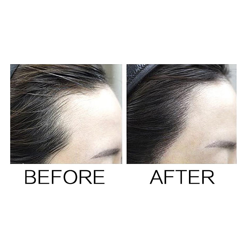 Makeup Hair Line Shadow Powder Eyebrow Powder Extract Easy to Wear Make Up neat symmetry hairline with Mirror Puff Fibers