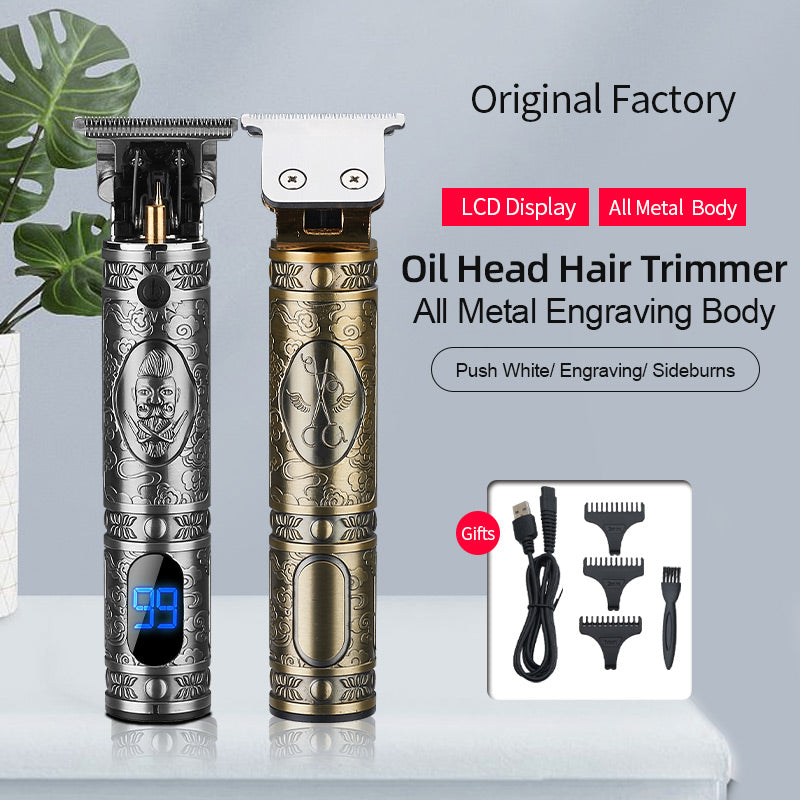 Oil Head Hair Clippers Hair Clippers Electric Hair Clippers Shave t9 Engraving Electric Hair Clippers
