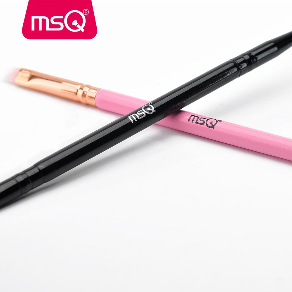 MSQ Makeup Brush Eyeliner Eyebrow Brush Double End Make Up Brushes Beauty Makeup Tool