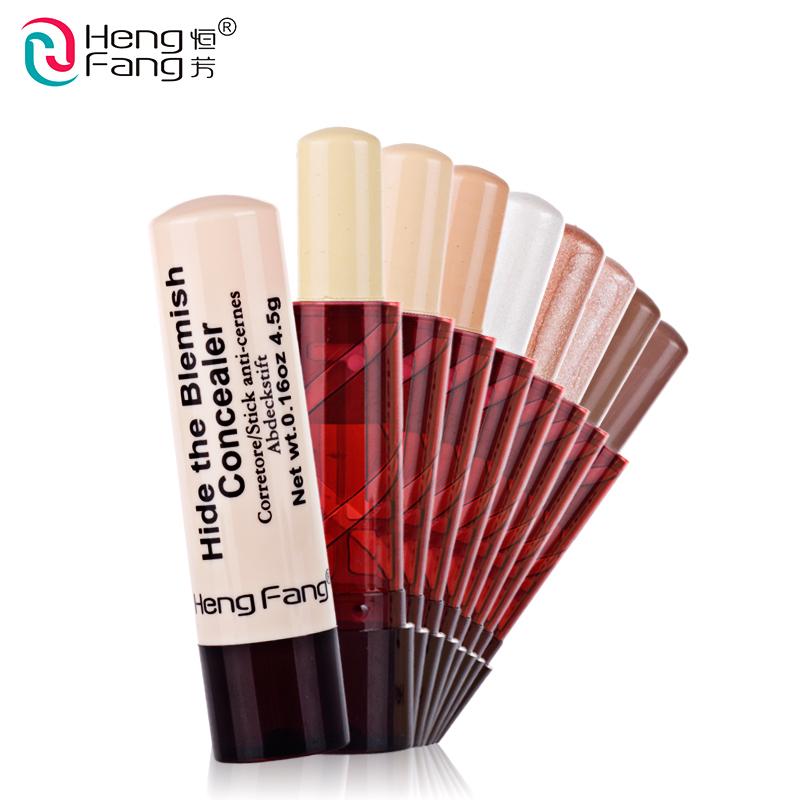 8 Colors Concealer Stick Hide The Blemish Highlight Bronzers 4.5g New Arrival Face Makeup Brand HengFang #H8457