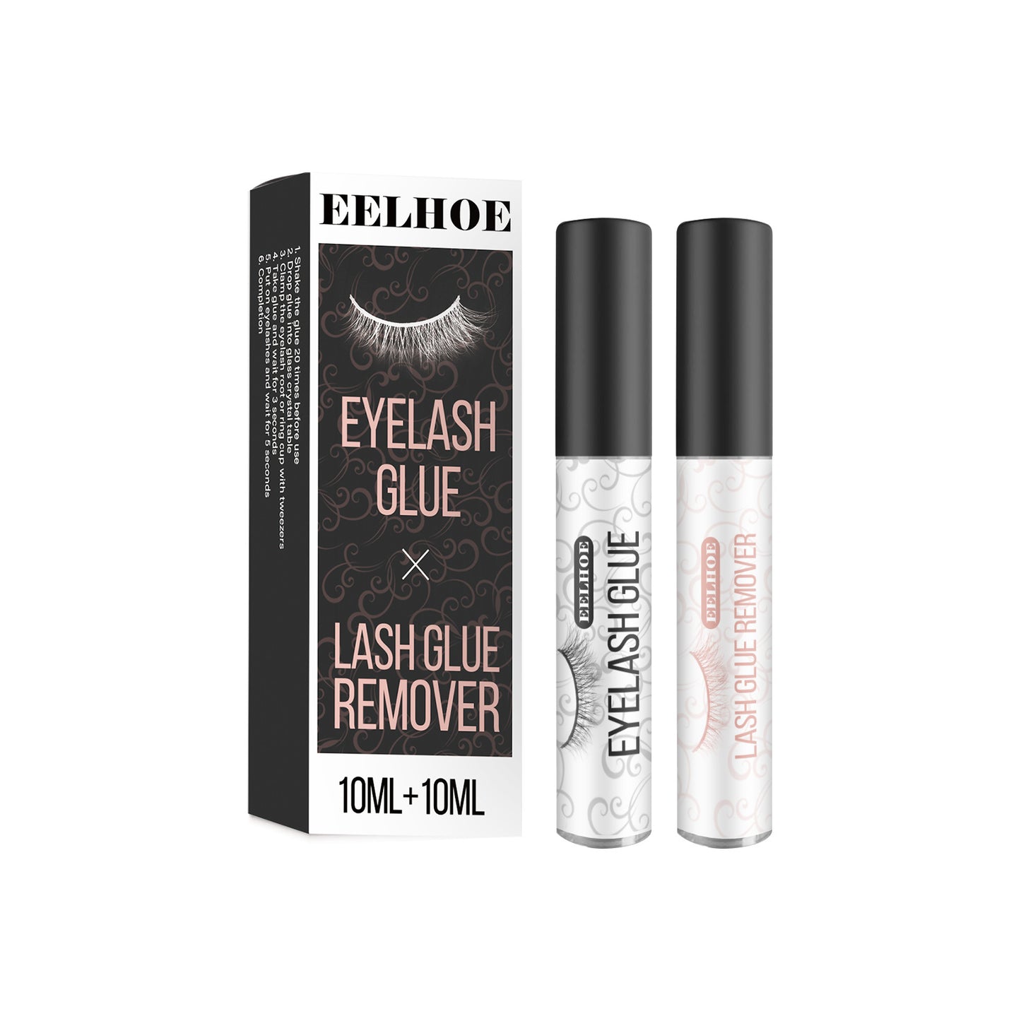 EELHOE Waterproof, Sweatproof Not Hot Eyes Natural Eyelash Grafting Glue Gentle Eyelash Grafting Glue