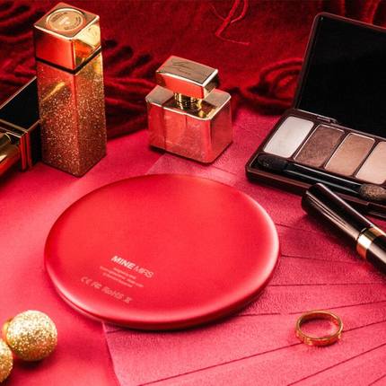 MINE MIRS Wireless charging LED Tactile Ecran Miroir De Maquillage Professionnel Vanity Miroir Avec  LED Lights Health Reglable