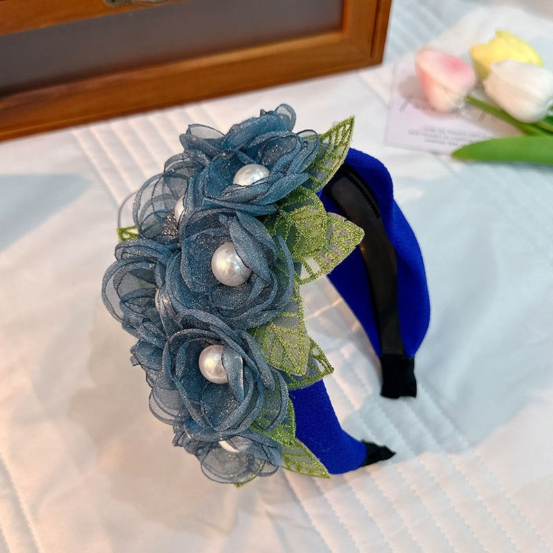 Handmade Fabric Headband for Fashion Flower Series
