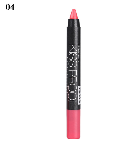 New 19 Colors MENOW KISS PROOF M.n Sexy Beauty Waterproof Lip Pencil Lipstick Lip Gloss Lip Liner