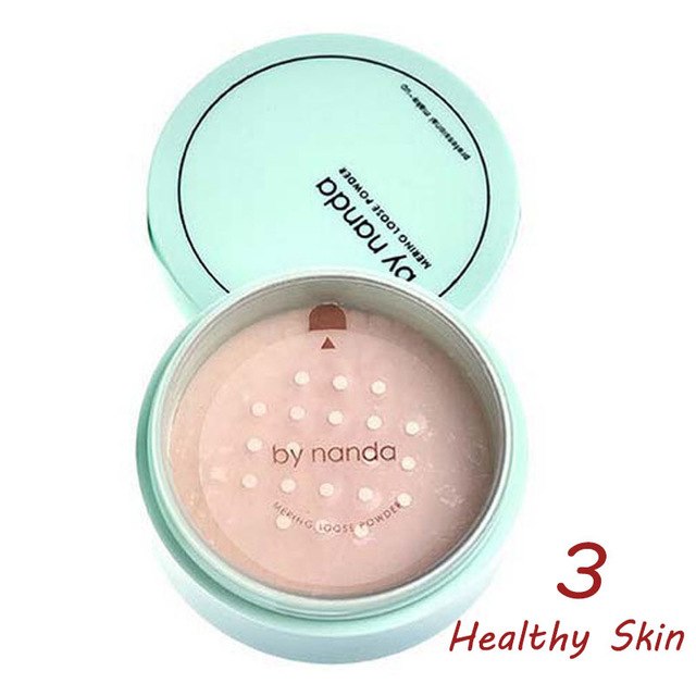 DA NANDA 3 Colore Translucent Pressed Powder Con Soffio Liscia Viso Trucco Prodotti di base Impermeabile Cipria In Polvere