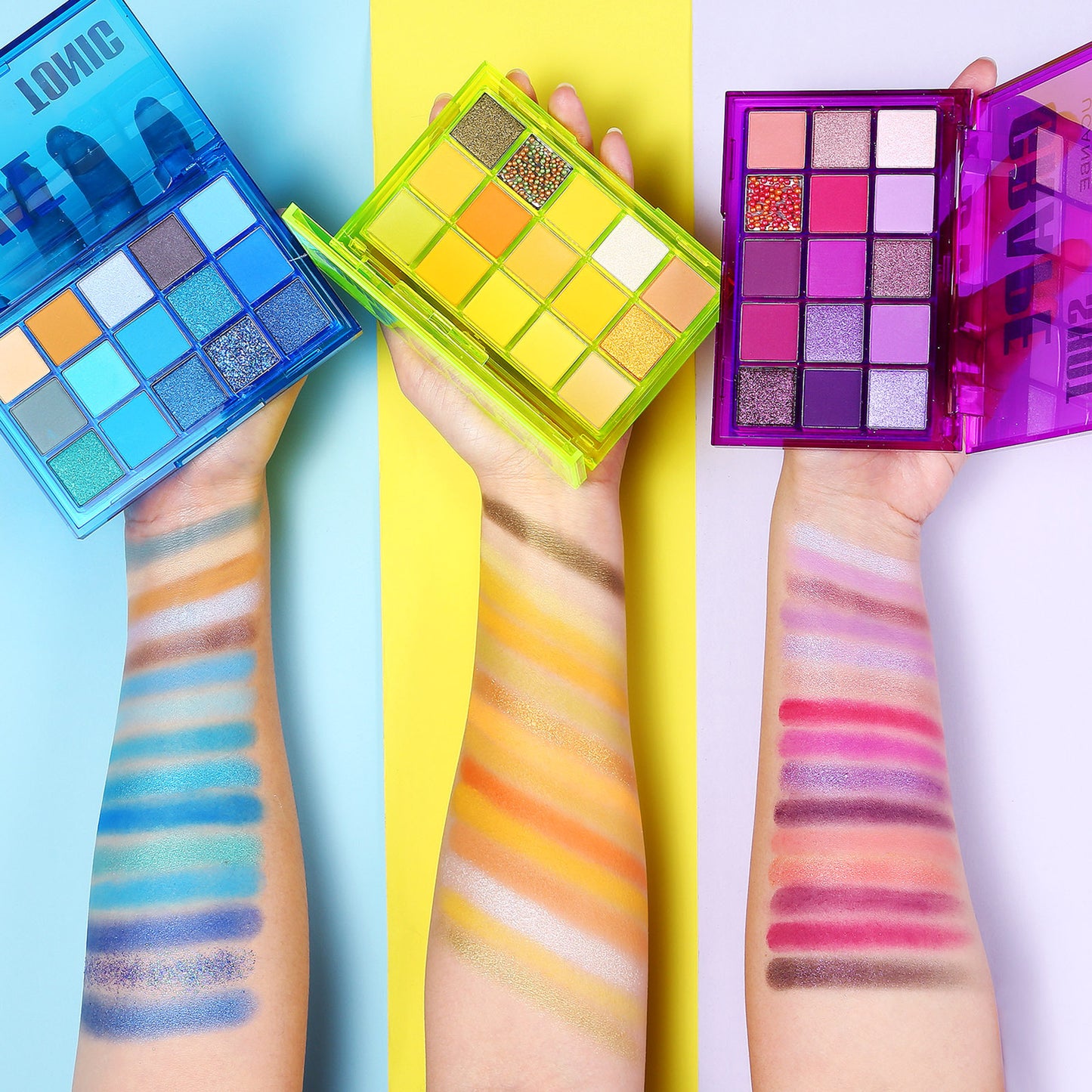 Ucanbe Sweetheart Party 15 Color Eyeshadow Palette Glitter Pearl Matte Color Export Makeup Palette