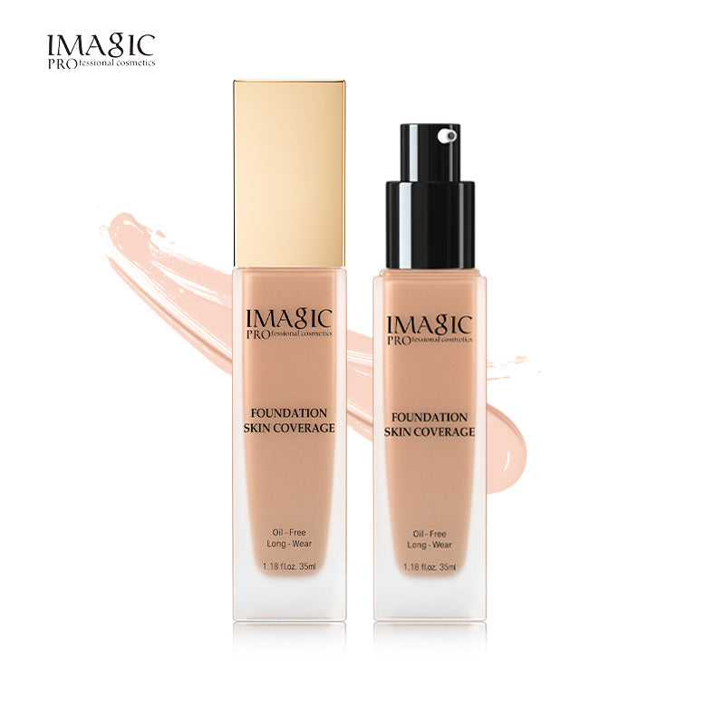 IMAGIC Small Golden Cover Liquid Light And Moisturizing Concealer Brightening Waterproof And Oil-Controlling Makeup