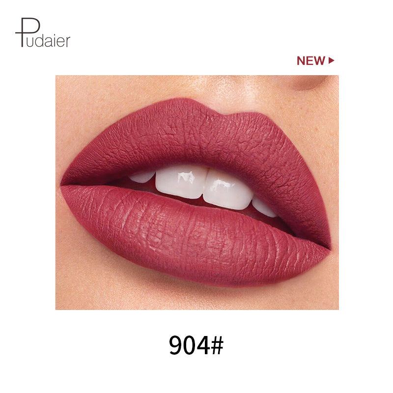Pudaier 18 Color Mini Capsule Lip Glaze Velvet Fog Color Non-Stick Cup Smooth Matte