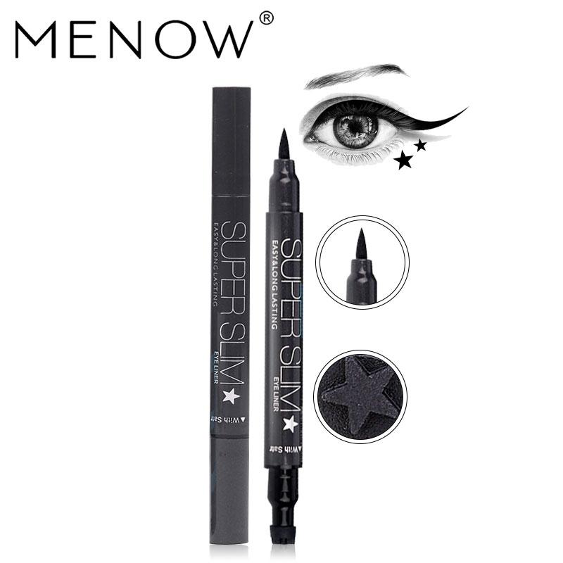 Menow Brand Star Eyeliner Black Long Lasting liquid Eye Liner Pencil liquid Cosmetic Beauty Makeup super slim easy use E15003