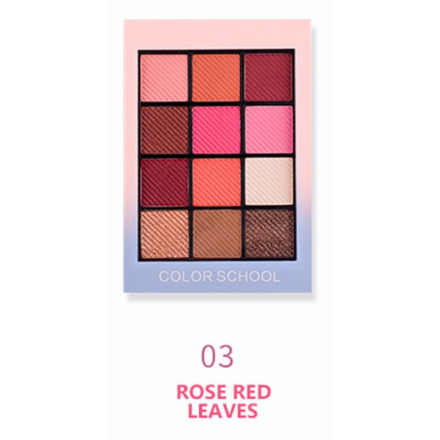 HOLD LIVE Color Focus Charm Shaow Eye Shadow Palette 12 Colors Matte Glitter Eyeshadow Palettes Pigment Nude Shadows Makeup Set