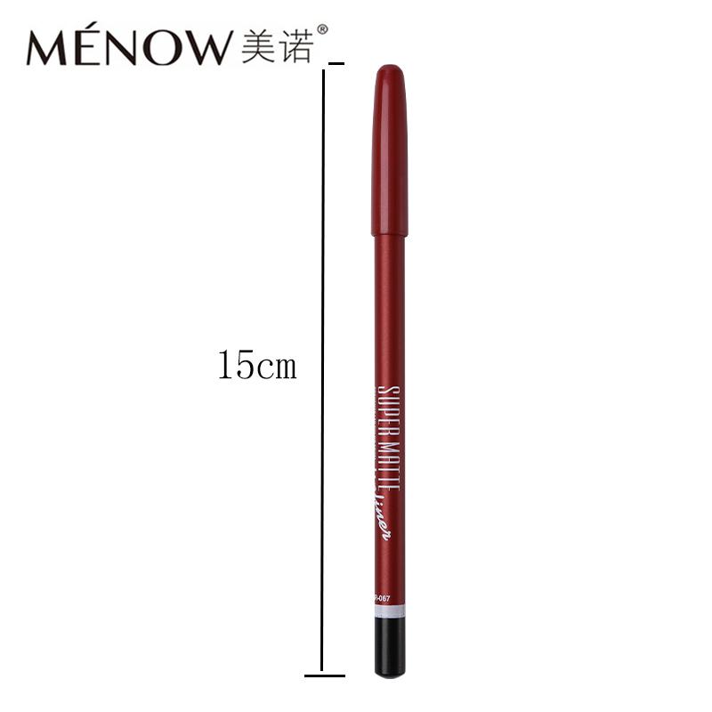 12pcs/box Menow Super Matte Lip Liner Set Lip Makeup Brand Pencils for Lips Lipliner Pen Waterproof