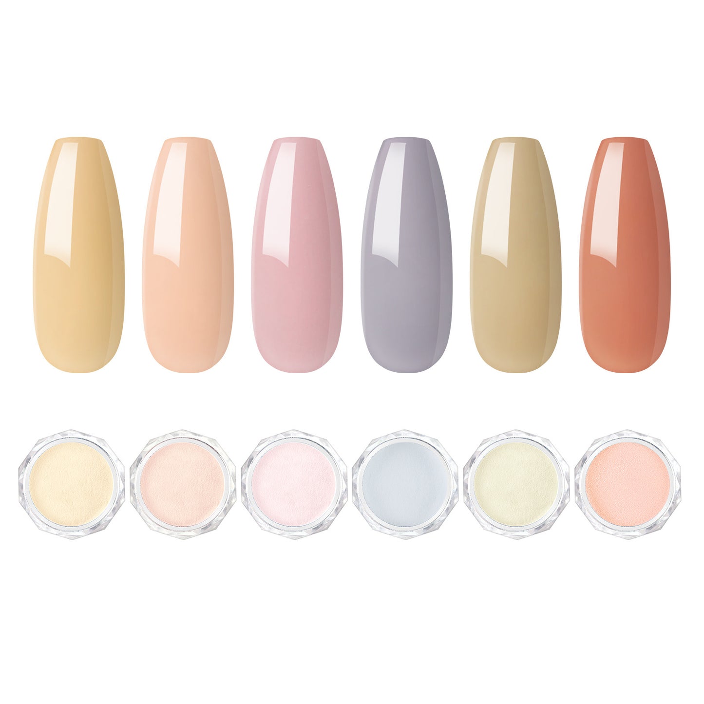 COSCELIA New 9 Color Crystal Color Powder 30Ml Crystal Liquid Manicure Tool Full Set Of Beginners