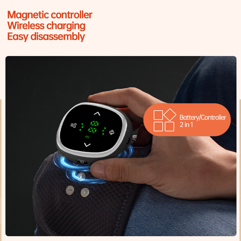 Heated Knee Brace Wrap Pad Dual-use Thermostat Usb Heating Knee Pads For Knee Sprains Strains Arthritis with massage