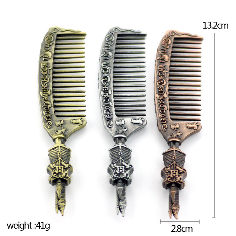 Harry Potter Retro Comb Hogwarts College Style Comb Peripheral Gift