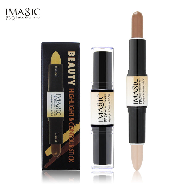 IMAGIC Double Headed Highlight Contour Stick Concealer Pen Nose Shadow Repair And Brighten Concealer Highlighter Pen