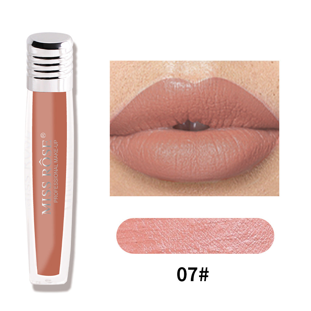 Candy Pearl Lip Gloss Liquid Matte Lip Gloss Without Color Loss And Non-Sticky Cup Velvet Lip Glaze